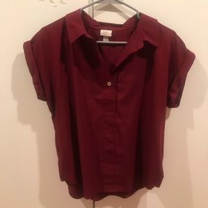 Maroon Blouse
